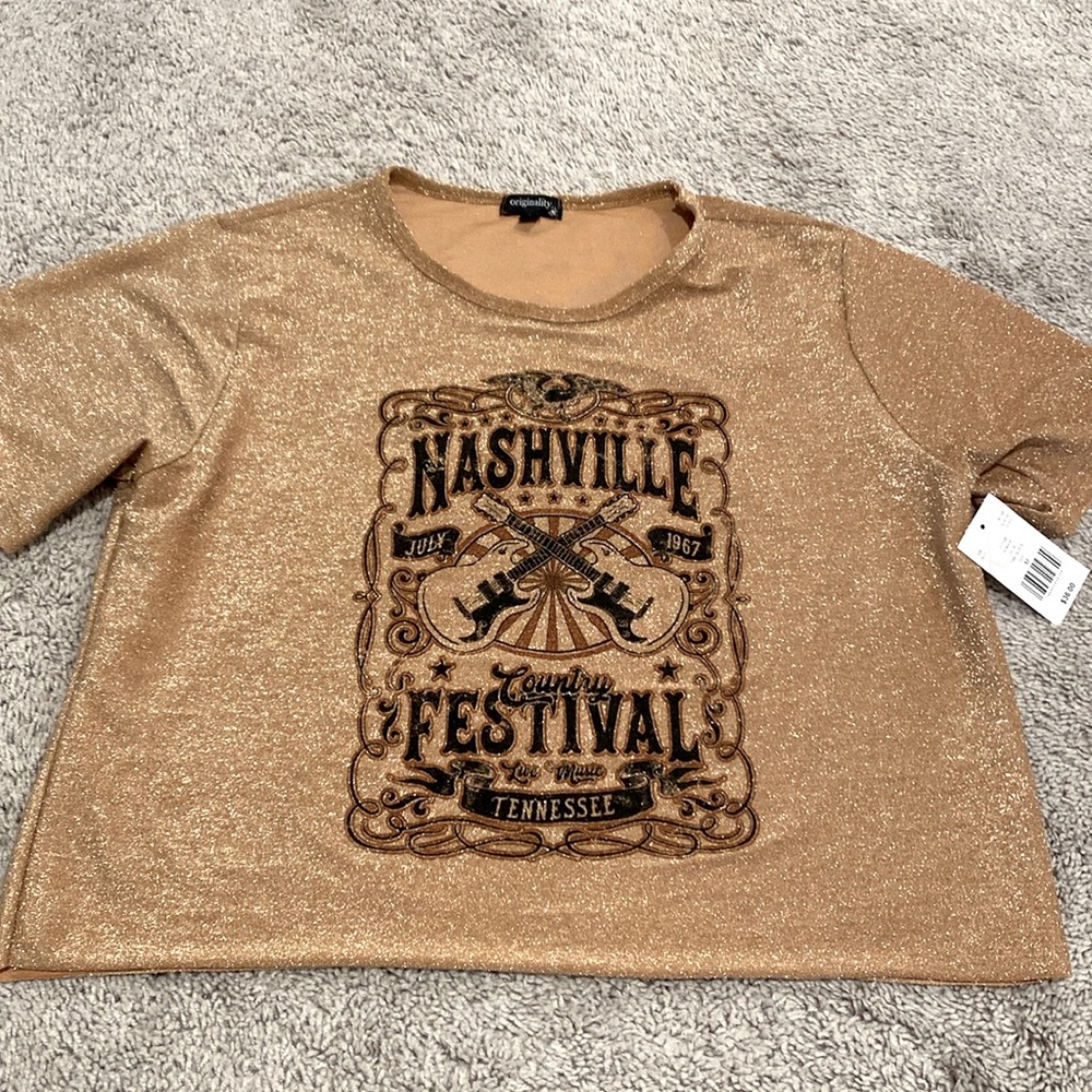 Sparkly Nashville top